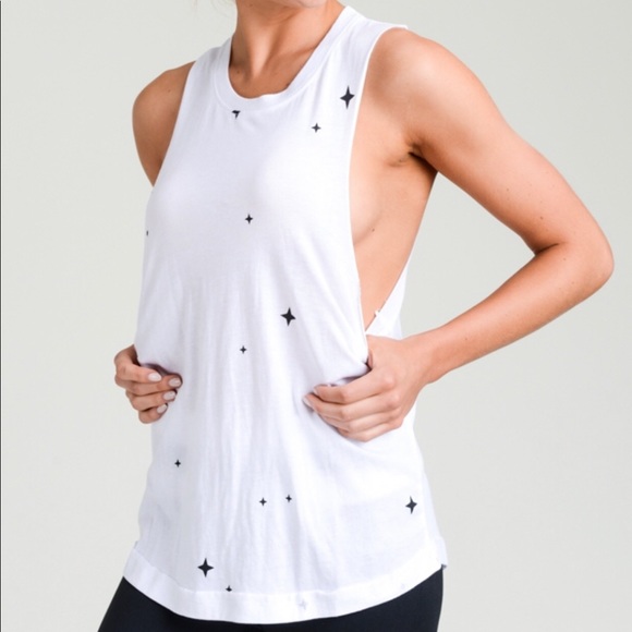 Luks Boutique Tops - LAST3// Sophia White Muscle Top